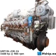 GMT BL.230.16 — Manufacturer: GMT  (Fiat), Model: BL.230.16M, Serial number: 104***   See photo, Year: 1981, HP: 3480, kW: 2560, RPM: 900, Cylinder bore: 230 mm, Piston Stroke: 270 mm, Number of cylinders: 16, Displacement: 179,49 Liter, Cylinder configuration: V-engine, Fuel Type: Diesel, Injection pump type: Grandi Motori Trieste GMT PB1B-220-L07, Other: Port Engine, Remarks: Actuator  Barber-Colman Model Dyna1 +16.  DYNC-25000-000-0-24 ( woodward DC18000-000-024 )
