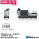 MAN Doosan  9L21/31  1881 ekW HFO generating set — Manufacturer: MAN-Doosan, Model:  9L21/31 1.980 kW HFO generating set, Year: 2013 - 2016, HP: 2692, kW: 1980 kW  - 1881 ekW, RPM: 1000, Running Hours: 0  - Unused - new surplus, Cylinder bore: 210 mm, Piston Stroke: 310 mm, Number of cylinders: 9, Cylinder configuration: In line, Rotation direction: CW - Clockwise seen from aft, Fuel Type: HFO, Fuel acceptance MDO, MGO and HFO up to 700 cSt/50°C, Turbo model: MAN TCR series exhaust turbocharging system Jet Assist for improved load response and start up time, Other: Exhaust gas emission: As standard, IMO Tier II, IMO Tier III (with optional MANSCR), Generator end type: Hyosung corporation Type SS1881, Amps: 205,7, Volt: 6600, HZ: 50, kVA: 2351,3, Remarks: Engine automation and control:  MAN in-house developed engine attached Safety and Control-system