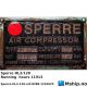 Sperre HL2/120 Start air compressor — Manufacturer: Sperre, Model: HL2/120, Serial number: 1210025, kW: 16.5, RPM: 1170, Running Hours: 11913, Number of cylinders: 2, Cylinder configuration: V, Class: DNV, Volt: 440, HZ: 60, Working pressure BAR: 30, Test Pressure BAR: 45