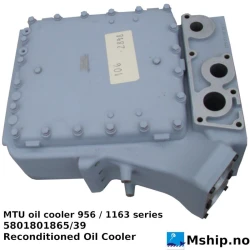 MTU 5801801865/39  oil cooler  956/1163 series — Manufacturer: MTU, Model: 966 - 1163 series engines, Manufacturers part number: 5801801865/39
