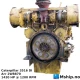 Caterpillar 3516 DI — Manufacturer: Caterpillar, Model: 3516 DI, Arrangement number: 2W8870, Serial number: 72Z00388, Year: 1990, HP: 1410, kW: 1051, RPM: 1200, Running Hours: 52290, Cylinder bore: 170 mm, Piston Stroke: 190 mm, Number of cylinders: 16, Cylinder configuration: V-engine, Rotation direction: CCW - Counter clockwise seen from aft, Fuel Type: Diesel, Turbo model: Brown Boveri RR153    -  2 pcs., Class: DNV, Other: Torsional vibration damper: Caterpillar Visconic