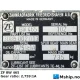 ZF BW 465 — Manufacturer: ZF, Model: BW 465, Manufacturers part number: Part list No 3085 002013, Serial number: 102, Year: 1987, kW: 0,864 kW/rpm, Class: Germanischer Lloyd, Gear type: FP  - normal reverse gear for fixed propeller blades, Gear ratio: 2,759:1A