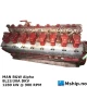 MAN B&W Alpha 8L23/30A DKV — Manufacturer: MAN B&W Alpha, Model: 8L23/30A DKV, Serial number: 18002, Year: 1992, HP: 1716, kW: 1280, RPM: 900, Cylinder bore: 225 mm, Piston Stroke: 300 mm, Number of cylinders: 8, Cylinder configuration: In line, Class: DNV, Gear type: Alpha gear type 44KV13 available., DIMENSIONs: See photo with Dimmentions
