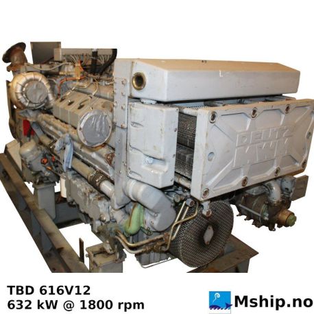 DEUTZ MWM TBD 616 V12  - 632 kVA / 1800 rpm  https://mship.no