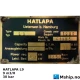 HATLAPA L9 — Manufacturer: HATLAPA, Model: L9, Serial number: 41985, Year: 1990, HP: 4, kW: 3, RPM: 1400, Amps: 7,3, Volt: 380, HZ: 50, m³ /h, cubic meter per hour capacity: 8,4, Electric motor type: SCHORCH Type BD9100L-BA520-Z, Working pressure BAR: 30