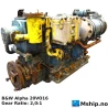 B&W Alpha 20VO16 gear — Manufacturer: B&W Alpha, Model: 20VO16, Serial number: 519-1, Gear type: Non Reversing Gearbox  CPP  - to be used with controllable pitch propeller, Gear ratio: 2:1