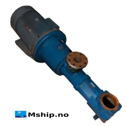 KRAL Three Screw Pump CKCR 550 . 20 U PG flowsolutions — Manufacturer: KRAL Pumpa, Model: Three Screw Pump KFUG 660 . 21, Serial number: A3728S, Year: 1999, kW: 40,55, RPM: 1450, Class: DNV, Other: Volume 31 m3 /hour, Amps: 83,6, Volt: 230, HZ: 50, Pump Pressure BAR: 10, Electric motor type: Bauknecht  VDE 0530/72 DE225MO011, Working temperature max, celsius degrees: 90