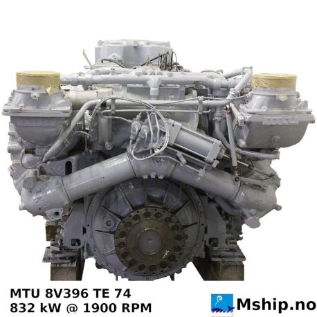 MTU 8V396 TE 74  https:/mship.no