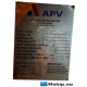 Plate Heat exchanger APV N35 — Manufacturer: APV Heat exchangers , Model: N35 , Serial number: 43552, Year: 1996, Class: DNV, Volume - Side 1/  Side 2  - Liter: 47/47, Drawing number: 1923 0619-2, Capacity, Nominel kilocalorie per hour (kcal/h): 546100, Heat Transfeer Surface m² : 33,9, Working pressure BAR: 8, Test Pressure BAR: 12, Working temperature max, celsius degrees: 95