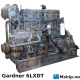 Gardner 6LXDT — Manufacturer: Gardner, Model: 6LXDT, Serial number: 238505, HP: 227@ 1500 rpm / 250 @ 1650 rpm heavy duty/    250@1500 rpm / 275@1800 rpm, RPM: 1500/1650 rpm heavy duty  -  1500/1800 rpm  light duty, Cylinder bore: 130.17 mm, Piston Stroke: 158.75 mm, Number of cylinders: 6, Cylinder configuration: In line, Fuel Type: Diesel, Other: Cylinder volume: 12,7 liter