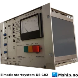 Elmatik startsystem DS-102 — Manufacturer: Elmatic AS, Model: DS-102 / D201B / D203-B