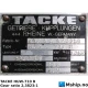 TACKE HUW-710 B — Manufacturer: TACKE, Model: HUW-710 B, Serial number: Fabrik - Nr 210 631 / 3250, Year: 1977, HP: 4500, kW: 3310, RPM: In: 480 - Out: 200, Class: Germanischer Lloyd, Gear type: Non Reversing Gearbox  CPP  - to be used with controllable pitch propeller, Gear ratio: 2,3823:1