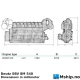 Deutz SBV 8M 540 — Manufacturer: Deutz, Model: SBV 8M 540, Serial number: 5544392, HP: 4000, kW: 2941, RPM: 600, Cylinder bore: 370 mm, Piston Stroke: 400 mm, Number of cylinders: 8, Displacement: 344,08 liter, Cylinder configuration: In line, Other: Displacement : 344.08 liter, Weight: 37 ton - without flywheel