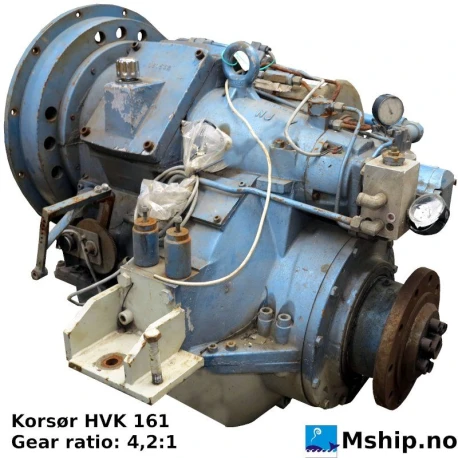 Korsør HVK 161 — Manufacturer: Korsør, Model: HVK161, Serial number: 5042368, Year: 1996, Gear type: Non Reversing Gearbox  CPP  - to be used with controllable pitch propeller, Gear ratio: 4,2:1