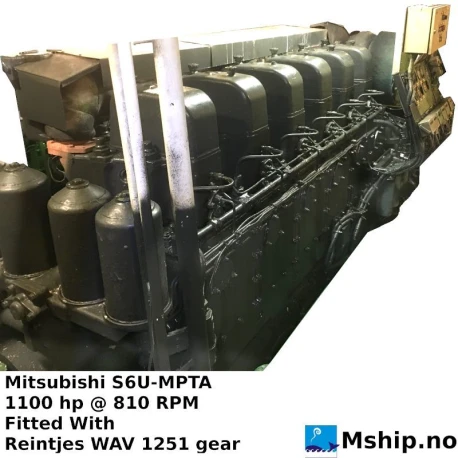 Mitsubishi S6U-MPTA — Cylinder configuration: In line