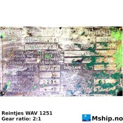 Reintjes WAV 1251    https://mship.no
