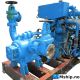 Caterpillar3408 with 200 kW generator and Alweiler pump in front.