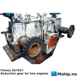 Finnoy 2G7027 -  Reduction gear for two engines  https://mship.no
