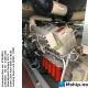 Cummins Gen set  KTA50G3 230/400v - 50 Hz - 1400 kVA — Manufacturer: Cummins, Model:  KTA50G3, Arrangement number: Soundproof Canopy 20 Ft container - 1000 Liter Fuel Tank In-Built, Performance specification: Tropical Radiator with Coolers, Year: 2014 - 2015  (50 sets available in stock), HP: 1470, kW: 1097, RPM: 1500, Running Hours: Running Hours 3000 - 3500  (50 sets available in stock), Cylinder bore: 159 mm, Piston Stroke: 159 mm, Number of cylinders: 16, Displacement: 50.3litre (3067in.3), Cylinder configuration: 4 cycle, 60 degree Vee, turbocharged,Low-tempaftercooled, Fuel Type: Diesel, Generator end type: Stamford, Volt: 230 / 400, HZ: 50 / 60 Hz - can operate on dual frequency 50/60, kVA: 1275 prime / 1400 Standby, DIMENSIONs: 20 Ft x 8 Ft  (20 Ft. container)