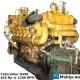 Caterpillar D398 — Manufacturer: Caterpillar, Model: D398, Serial number: 67B1837, HP: 850, kW: 625, RPM: 1200, Cylinder bore: 159 mm, Piston Stroke: 203 mm, Number of cylinders: 12, Displacement: 48,3 Liter, Cylinder configuration: V-engine, Fuel Type: Diesel, Weight: 6275 Kg  - Dry weight.