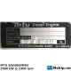 MTU 20V4000M93 — Manufacturer: MTU, Model: 20V4000M93, Serial number: 528 102 735 and  528 102 747, Performance specification: M93, Year: 2013  (never installed), HP: 5228, kW: 3900, RPM: 2100, Cylinder bore: 120 mm, Piston Stroke: 190 mm, Number of cylinders: 20, Displacement: displacement,  liter (cu in)  86.2 (5260), Cylinder configuration: V-engine, Rotation direction: CCW - Counter clockwise seen from aft, Fuel Type: Diesel, Other: WARRANTY: 1 year from the seller (require MTU commissioning assistance), Weight: 12280 kg - dry weight - engine only, Gear type: ZF 23560C, Gear ratio: 2,839:1, Remarks: Optimization of exhaust emissions 1) IMO II/EPA 2 , DIMENSIONs: (LxWxH) mm)  4015x1470x2440