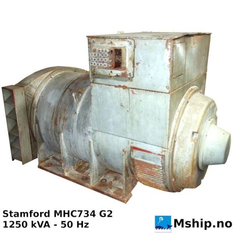 Stamford Type MHC 734 G2 1250 kVA - 50 Hz     https://mship.no