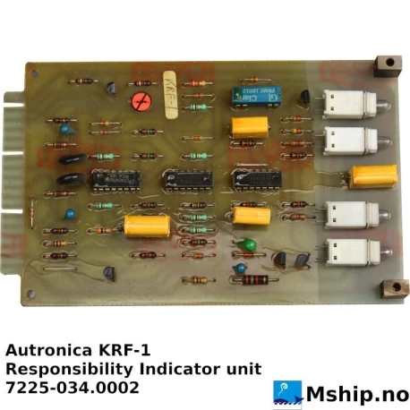Autronica KRF-1 — Manufacturer: Kongsberg Autronica, Model: KRF-1, Manufacturers part number: 7225-034.0002, Other: Responsibility Indicator unit