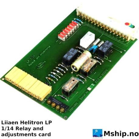 Helitron LP 1/14 — Manufacturer: HELITRON, Model: LP 1/14 relay and adjustments card
