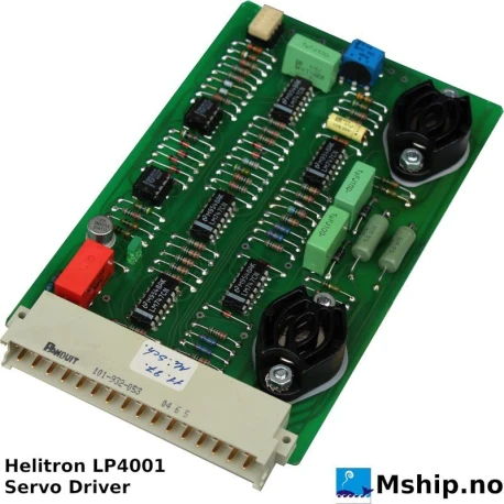 Liiaen HELITRON LP4001-1 Servo Driver — Manufacturer: Liiaen HELITRON, Model: LP4001-1 Servo Driver, Manufacturers part number: 850614