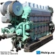 Wartsila 6L20 — Manufacturer: Wärtsilä, Model: 6L20, Serial number: 21757, Performance specification: 171198, Year: 2002, HP: 1448, kW: 1080, RPM: 1000, Cylinder bore: 200 mm, Piston Stroke: 280 mm, Number of cylinders: 6, Displacement: 52.8 Liter, Cylinder configuration: In line, Weight: 9300 kg