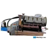 Deutz F8L413 — Manufacturer: Deutz, Model: F8L 413, Serial number: 5382347, Year: 1989, HP: 200, kW: 149, RPM: 2500, Cylinder bore: 125 mm, Piston Stroke: 130 mm, Number of cylinders: 8, Displacement: 12,8 Liter, Cylinder configuration: V-engine, Rotation direction: CCW - Counter clockwise seen from aft, Fuel Type: Diesel, Other: Fitted with Eaton Vickers 4535V42A38-1CC22R Hydraulic pump. Serial 2137455 3 A/00H

