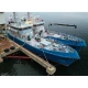 Navy Ships, coast guard ships - Boarder force ships — Year: 2004 and 1999, kW:  2 x 2500 kW , Number of cylinders: 12, Cylinder configuration: V-engine, Fuel Type: Diesel, Class: RINA, Other: Ice class, Gear type: Valmet V gear, IMO Numbers: 4544119 and 4544092, Length Overall LOA Meter: 49,7, Molded Breadth Meter: 7,3, Storage Reels:: For fiber towing line, Gross tonnage ITC (registred): 423 / 432, Fuel Oil:: 82.000 liter, Fresh Water M³ : 15, ACCOMMODATIONS:: 18, Main Engines:: Wartsila 12V200, Bow Thrusters:: 360 degree retractable  Azimuth, Stern Thruster:: Split rudders for stern thrust, Total Propulsion HP:: 6790, Propulsion:: 2 x 2400 mm Berg / Cateerpillar CPP propellers - ICE classed, Ship’s Service Generators:: 2 x 129 kVA, Positioning:: DP, Cranes:: 1 x 32 t/m fore deck + 1 x 10 t/m aft deck, LIFESAVING EQUIPMENT: According to SOLAS, Rudders / steering gear: 2 x Rolls Royce / Tenfjord invidual independent split rudders, Firefighting:: FiFi, Fire pump: Iron Pump 400 m3/hr, Monitors: Remote controlled monitor with foam capacity, Maximum speed: confidential, Economical speed: 10-16 knots, Range, Nautical miles: 5500, Bollard pull: 62 tons - towing hook fitted - Classed with towing notation, MOB boat / Work boat: 7,5 meter high speed FRC - MIL spec launched from integrated slipway in the stern