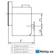 Twin Disc MGX-516 with gear ratio 4,52:1   https://mship.no