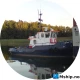 12,55 meter TUGBOAT  - ICE class — Manufacturer: Yard: Enso-Gutzeit OY, Nyslott, Finland, Model: Icebreking Tug 12,5 meter, Serial number: Yard number 410, Year: 1978, Rebuilt and fitted rudder propeller in 1999, HP: 310, kW: 231, RPM: 1800, Running Hours: 4557, Number of cylinders: 8, Cylinder configuration: V-engine, Fuel Type: Diesel, Gear type: Twin Disc  MG-514 Spec No s.3282, IMO Numbers: N/A, Gear ratio: 3:1, Length Overall LOA Meter: 12,54, Length between Perpendicular Meter: 11.36, Molded Breadth Meter: 4,45, Molded Depth Meter: 2,24, Draft (Maximum) Meter: 1,8, ACCOMMODATIONS:: Heated and air-conditioned living spaces for 2 persons, consisting of one double- crew cabins, a combined mess/galley and sanitary facilities’, Main Engines:: 1, Total Propulsion HP:: Scania DS 14, 310 HP, Propulsion:: CAP rudder propeller system type CAP 33N/4 fitted with 1100 mm propeller in Nozzle., Ship’s Service Generators:: 1 x VALMET 310DG /   23 kVA, 50 Hz 230/400 Volt  - 6714 running hours-, Positioning:: GPS, LIFESAVING EQUIPMENT: According to Swedish Maritime administration requirements., Rudders / steering gear: CAP rudder propeller system, Firefighting:: According to Swedish maritime authority requirements, Maximum speed: 9 Knot, Economical speed: 8 Knot, Bollard pull: 4,5 Ton, MOB boat / Work boat: 1 MOB boat