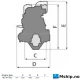MWM TBD484-08 — Manufacturer: MWM, Model: TBD484-08, Serial number: 484.0801025, Year: 1971, HP: 1000, kW: 746, RPM: 335, Cylinder bore: 320 mm, Piston Stroke: 240 mm, Number of cylinders: 8, Displacement: 308,8 Liter, Cylinder configuration: In line, Rotation direction: Clockwise or counter-clockwise, Weight: 23,7 Ton dry weight without flywheel and accessories.