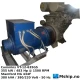 Cummins VT-12-635GS generator set with 380 kWA generator — Manufacturer: Cummins, Model: VT-12-635GS, Arrangement number: Conf No D1530217GX01, Serial number: Engine No 10490801, Performance specification: So. No. 92965, Year: 1975, HP: 483, kW: 355, RPM: 1500, Running Hours: Hour meter show 4448 running hours - not guaranteed correct., Cylinder bore: 140 mm, Piston Stroke: 152 mm, Number of cylinders: 12, Displacement: 28 L (1710 in3), Cylinder configuration: V-engine, Rotation direction: CCW - Counter clockwise seen from aft, Fuel Type: Diesel, Generator end type: Stamford HC434F Serial No: 03575/01 - Year 1994, Amps: 577, Volt: 380/220, HZ: 50, kVA: 380/220