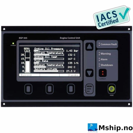 RSP 305 Remote Panel — Manufacturer: Auto-Maskin, Model: RSP 305 Remote Panel, Manufacturers part number: 1006500, Class: IACS Certified
