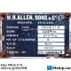 Allen PBCS 37 D — Manufacturer: Allen Diesel, Model: PBCS 37 D, Serial number: D4/72252/B, HP: 1600, kW: 1193, RPM: 600, Cylinder bore: 325 mm, Piston Stroke: 370 mm, Number of cylinders: 8, Displacement: 306,94 Liter, Cylinder configuration: In line