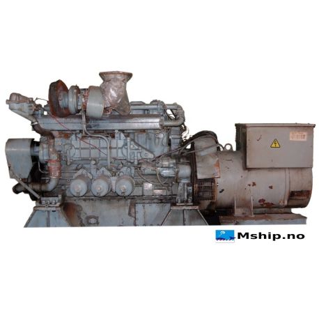 240 kVA  Leroy Somer generator set with Mitsubishi Diese engine type S6BMPT
