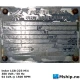 Mitsubishi 6D14 64 kVA generator set — Manufacturer: Mitsubishi, Model: 6D14, Serial number: 541939, Performance specification: Engine peak power is 155–160 PS (114–118 kW) @ 2800 RPM, Year: 1989, HP: 77, kW: 57, RPM: 1500 (generator use) 2800 (other purpose use), Running Hours: 53445, Cylinder bore: 100 mm, Piston Stroke: 115 mm, Number of cylinders: 6, Displacement: 6,557 Liter, Cylinder configuration: In line, Rotation direction: CCW - Counter clockwise seen from aft, Fuel Type: Diesel, Generator end type: Indar LGB-225-M/4  No 890.699, Amps: 97, Volt: 220/380, HZ: 50, kVA: 64