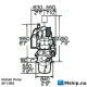 Nohab Polar SF13RS — Manufacturer: Nohab Polar, Model: SF13RS, Serial number: 21079862, Year: 1973, HP: 525 , kW: 391, RPM: 750, Cylinder bore: 250.825 mm  (9- 7/8"), Piston Stroke: 298.45 mm    (11-3/4"), Number of cylinders: 3, Displacement: 44,241 Liter, Cylinder configuration: In line, Fuel Type: Diesel, Class: Lloyd’s Register, Other: Completely overhauled June 2017., Weight: 3900 kg without flywheel, Length Overall LOA Meter: 2,3 meter