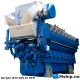Bergen B32:40V16 HFO  - 8769 kVA generator set — Manufacturer: Bergen Engines - Rolls & Royce, Model: B32:40V16 HFO / Liquid fuel, Serial number: several, Year: 2022, HP: 9625, kW: 7180, RPM: 750, Cylinder bore: 320 mm, Piston Stroke: 400 mm, Number of cylinders: 16, Displacement: 515 Liter, Cylinder configuration: V-engine, Fuel Type: heavy fuel oil with viscosity up to 700 cSt at 50 °C within ISO 8217, Weight: 115 Tons, Generator end type: Alternator voltage levels 6,3 kV/11kV/13,8kV and power factor 0,8 is included
, Volt:  6,3 kV / 11kV / 13,8kV, HZ: 50, kVA: Rated electric output - 7015 kWel, with Cos (phi) 0.8 - 8769 kVA, DIMENSIONs: Length :11,56 meter  Width : 3,31 meter  Height : 4,55 Meter, Fuel consumption: Spesific fuel consumption g/kWh 176,3