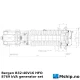 Bergen B32:40V16 HFO  - 8769 kVA generator set — Manufacturer: Bergen Engines - Rolls & Royce, Model: B32:40V16 HFO / Liquid fuel, Serial number: several, Year: 2022, HP: 9625, kW: 7180, RPM: 750, Cylinder bore: 320 mm, Piston Stroke: 400 mm, Number of cylinders: 16, Displacement: 515 Liter, Cylinder configuration: V-engine, Fuel Type: heavy fuel oil with viscosity up to 700 cSt at 50 °C within ISO 8217, Weight: 115 Tons, Generator end type: Alternator voltage levels 6,3 kV/11kV/13,8kV and power factor 0,8 is included
, Volt:  6,3 kV / 11kV / 13,8kV, HZ: 50, kVA: Rated electric output - 7015 kWel, with Cos (phi) 0.8 - 8769 kVA, DIMENSIONs: Length :11,56 meter  Width : 3,31 meter  Height : 4,55 Meter, Fuel consumption: Spesific fuel consumption g/kWh 176,3