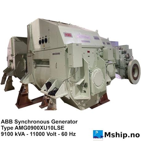 ABB Synchronous Generator - 9100 kVA  https://mship.no