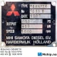 Mitsubishi S8NMPTK — Manufacturer: Mitsubishi, Model: S8NMPTK, Serial number: 10156, Year: 1986, HP: 650, kW: 480, RPM: 1600, Number of cylinders: 8, Cylinder configuration: In line, Fuel Type: Diesel