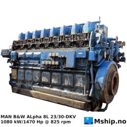 MAN B&W Alpha 8L 23/30-DKV    https://mship.no