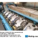 Bergen KVGS12 G4 Lean Burn  Gas generatorset 2325 kVA — Manufacturer: Bergen engines, Model:  KVGS12 G4 Lean Burn, Serial number: 10047, Performance specification: Totally overhauled and upgraded to G4 version in 2009., Year: 1993, HP: 2822, kW: 2104, RPM: 1000, Running Hours: 81.654 since overhaul and upgrade to G4 version., Cylinder bore: 250 mm, Piston Stroke: 300 mm, Number of cylinders: 12, Displacement: 176. 4 Liter, Cylinder configuration: V-engine, Rotation direction: CW - Clockwise seen from aft, Fuel Type: Bio gas, Generator end type: AVK DSG99L1-6, Amps: 2113, Volt: 690/398, HZ: 50, kVA: 2525, Gas compressor: Gardner Denever ROW 170 GFU, Pump Pressure BAR: 6, m³ /h, cubic meter per hour capacity: 1288, Electric motor type: Siemens 1MU7 313-4CA61-Z 315M