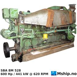 Deutz SBA 8M 528  https://mship.no/engines-equipment/446-deutz-sba-8m-528.html