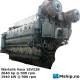 Wärtsilä 16V22B — Manufacturer: Wärtsilä Vasa, Model: 16V22B, Serial number: 1955, Performance specification: 17106, Year: 1978, HP: 2640, kW: 1940, RPM: 900, Cylinder bore: 220 mm, Piston Stroke: 240 mm, Number of cylinders: 16, Displacement: 146 Liters , Cylinder configuration: V-engine, Class: Lloyd’s Register