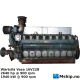Wärtsilä 16V22B — Manufacturer: Wärtsilä Vasa, Model: 16V22B, Serial number: 1955, Performance specification: 17106, Year: 1978, HP: 2640, kW: 1940, RPM: 900, Cylinder bore: 220 mm, Piston Stroke: 240 mm, Number of cylinders: 16, Displacement: 146 Liters , Cylinder configuration: V-engine, Class: Lloyd’s Register